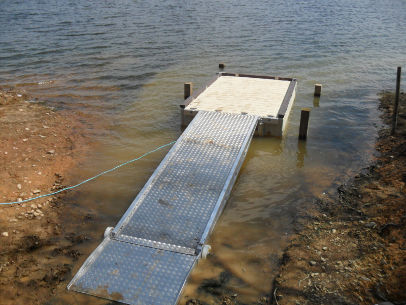 Pontoons and Platforms for Sale or Hire. Aluminium gangways constructed